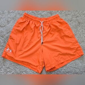 Under Armour Orange Athletic Shorts